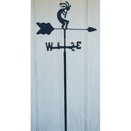 The Lazy Scroll Kokopeli Garden Mount Weathervane TH331075